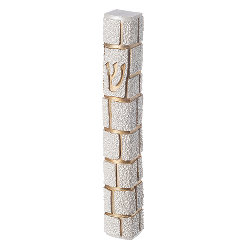 Polymer Stone- Like Mezuzah 12 cm