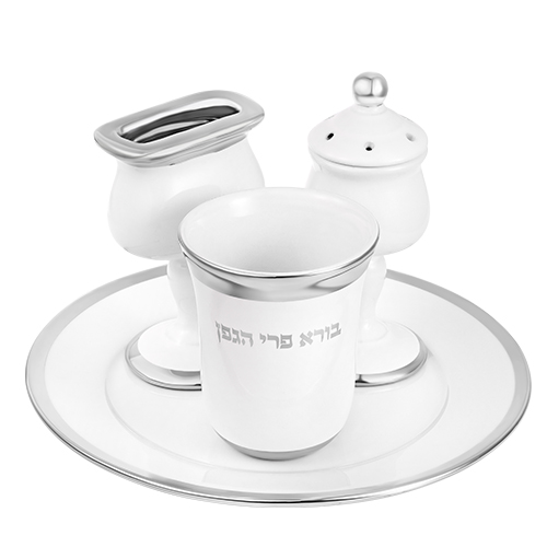 סט הבדלה מהודר מקרמיקה 20 ס״מ