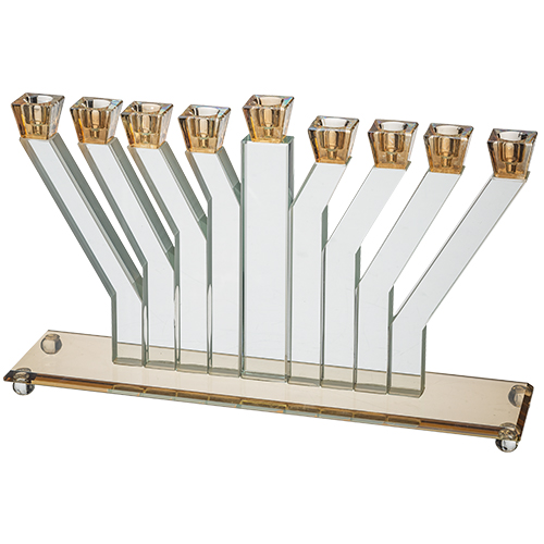 Crystal Elegant Menorah 21*33 cm