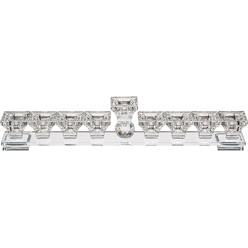 Elegant Crystal Menorah 37*6 cm