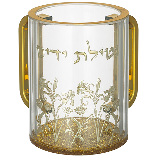 נטלה אקריליק מהודרת שקופה עם אותיות בולטות 13 ס״מ