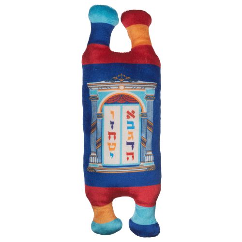 ספר תורה אשכנזי מבד רקמת "שער וילנה" 40 ס״מ