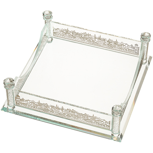 Crystal Stand for Matzah 21*21 cm