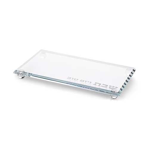 Glass Tray for Candlesticks 23x13cm