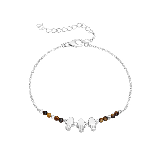 Bracelet 925 Silver Plated - "Hamsa"