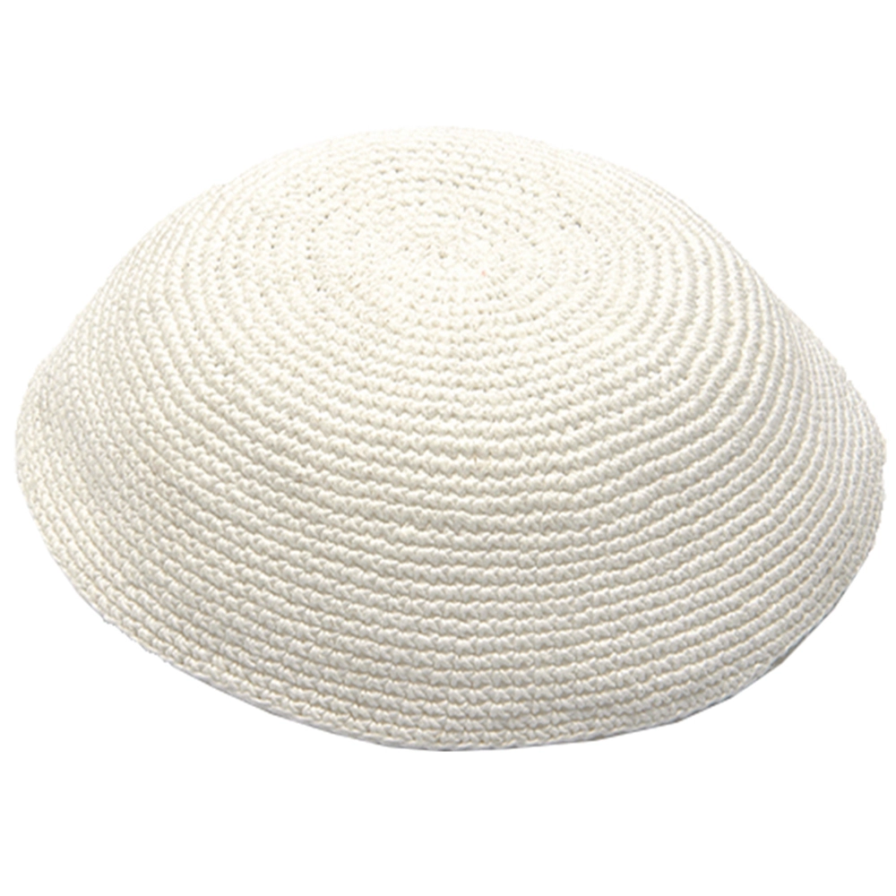 Dmc Kippah 18 cm- White