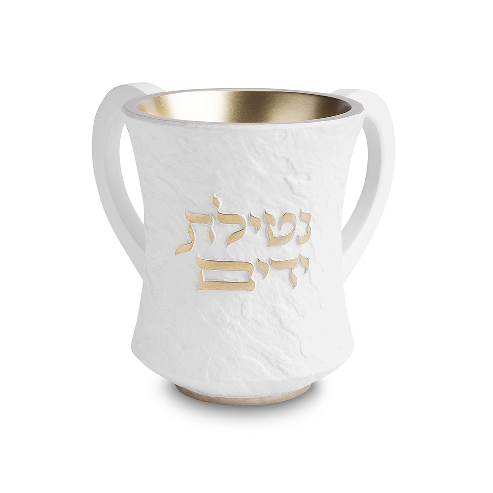 נטלה מהודרת מפולימר גוון לבן 12.5 ס״מ