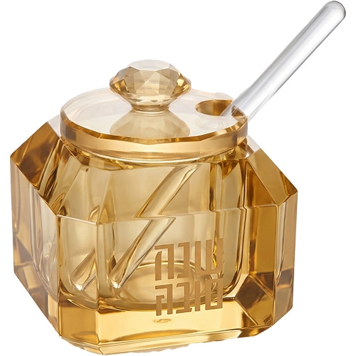 Elegant Crystal Honey Dish 7 cm