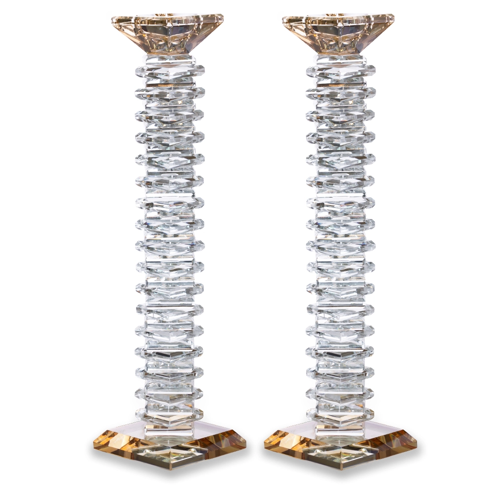 Crystal Candlesticks 32 cm