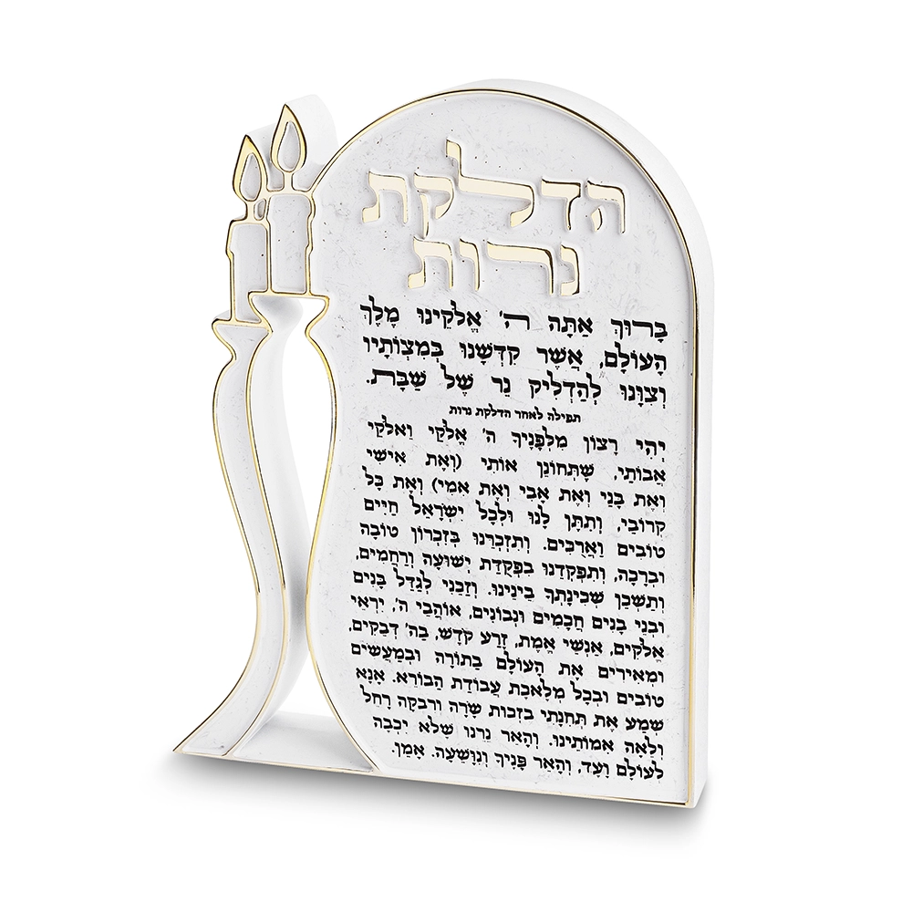 הדלקת נרות פולימר בטון בלוק 23.518.5 ס"מ — מבט ראשי